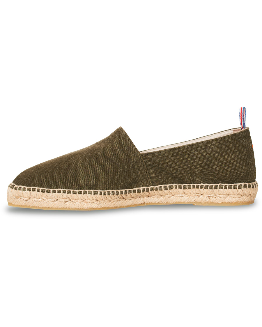 Homme | Castañer Pablo Washed Canvas Espadrilles Verde Musgo | Castañer | Pablo Washed Canvas Espadrilles Verde Musgo