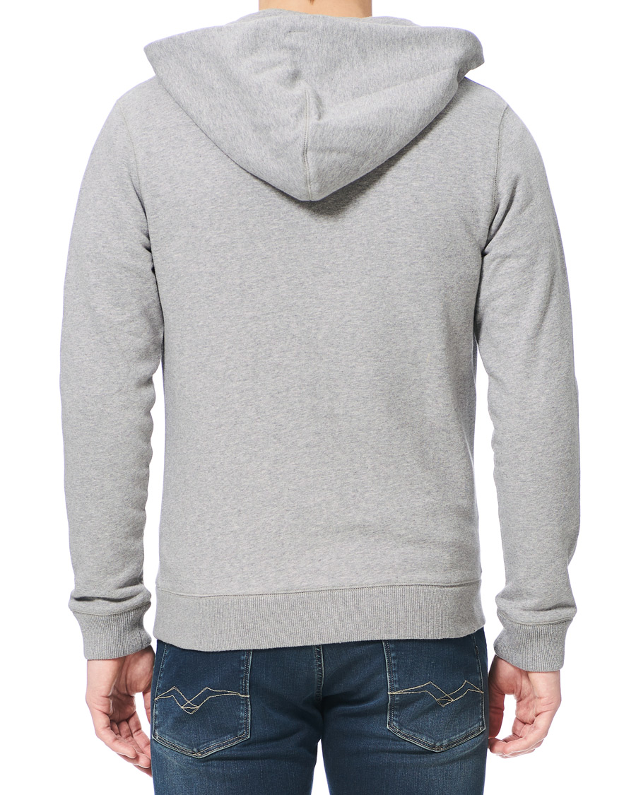 Homme | Pulls Et Tricots | Lexington | Michael Full Zip Logo Hoodie Grey Melange