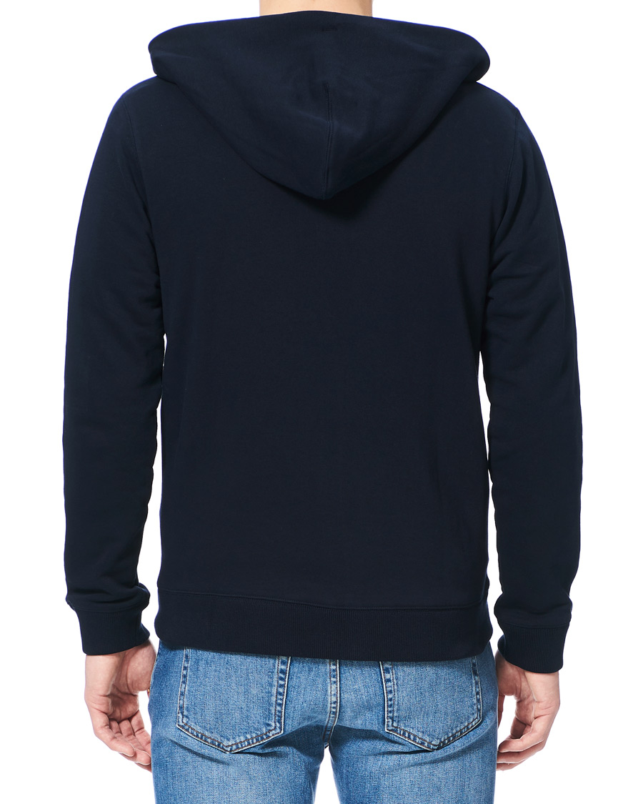 Homme | Pulls Et Tricots | Lexington | Michael Full Zip Logo Hoodie Dark Blue