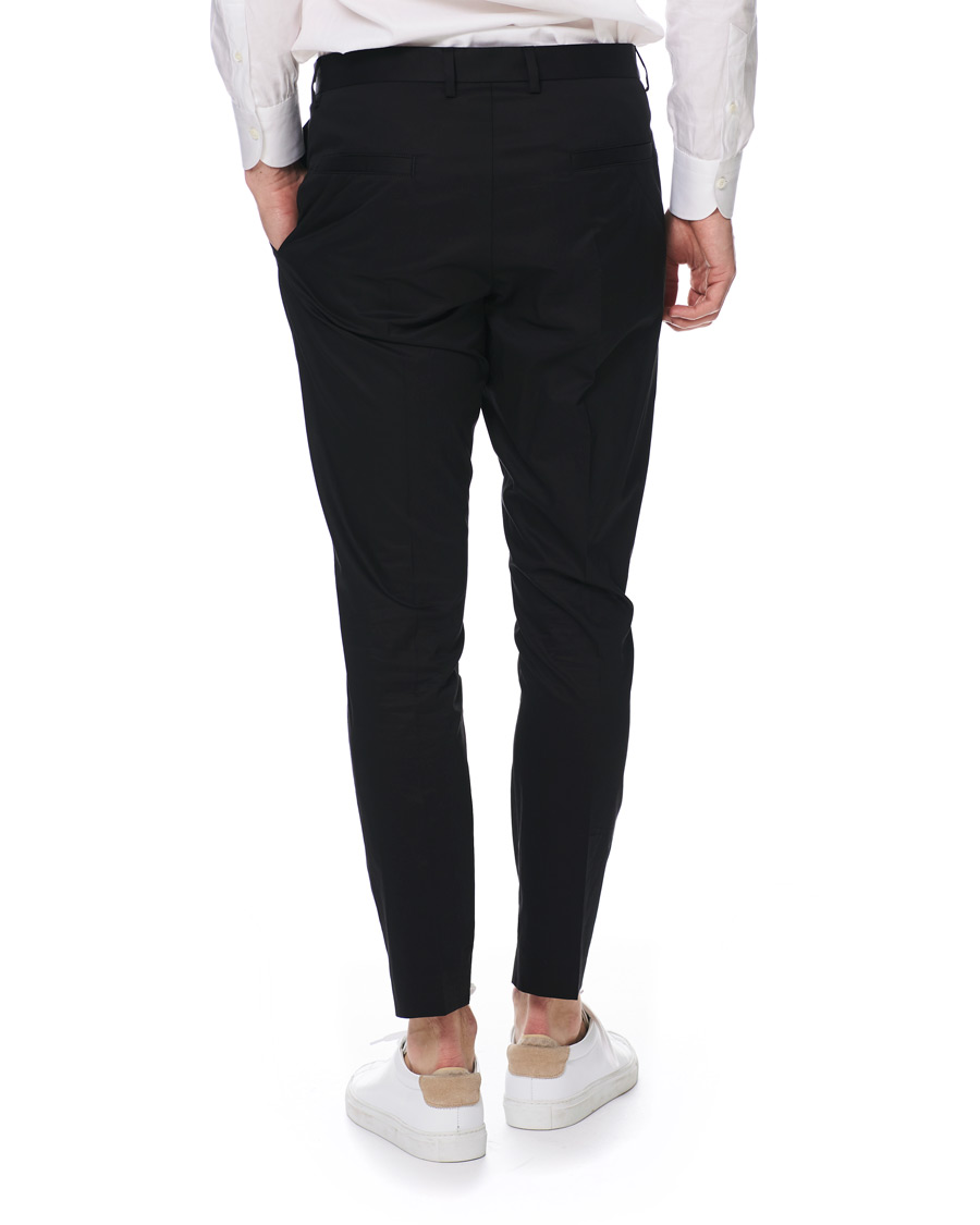 Homme | Pantalons | HUGO | Gadu Pleated Stretch Pants Black