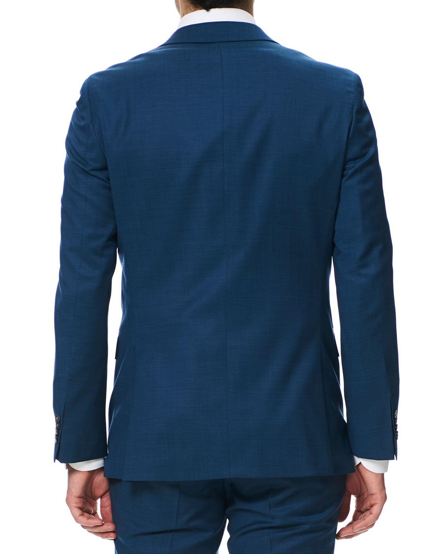 Homme | Costumes | BOSS BLACK | BOSS Novid/Ben Peak Lapel Stretch Wool Suit Napoli Blue