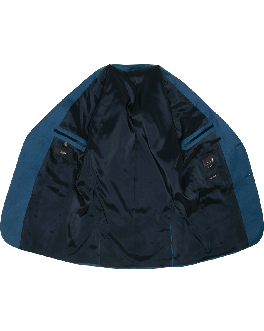 Homme | Costumes | BOSS BLACK | BOSS Novid/Ben Peak Lapel Stretch Wool Suit Napoli Blue
