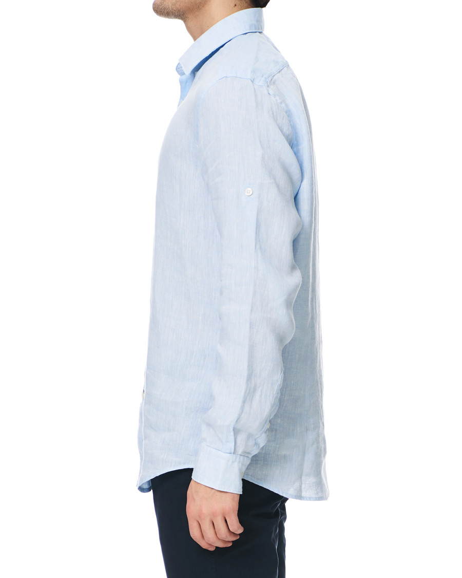 Homme | Chemises | BOSS BLACK | BOSS Lukas Linen Shirt Light Blue