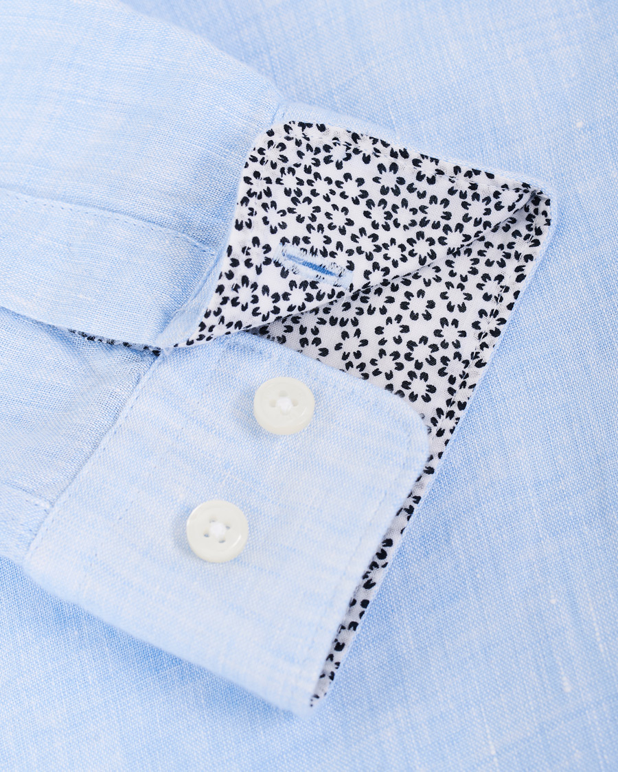 Homme | Chemises | BOSS BLACK | BOSS Lukas Linen Shirt Light Blue