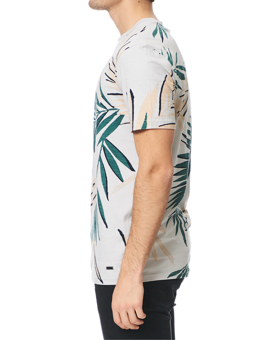 Homme | T-shirts | BOSS ORANGE | BOSS Casual Teleaf Printed Tee Grey