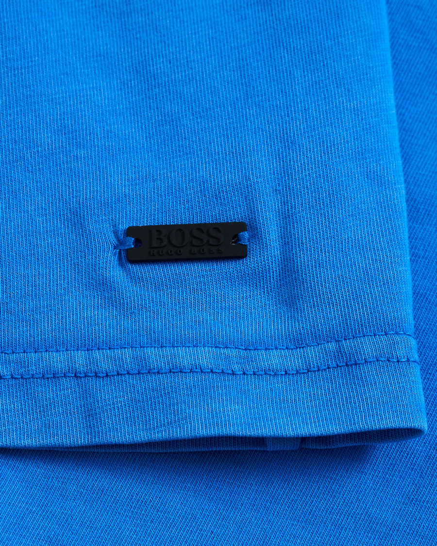 Homme | T-shirts | BOSS ORANGE | BOSS Casual Tokks Garment Dyed Tee Light Blue