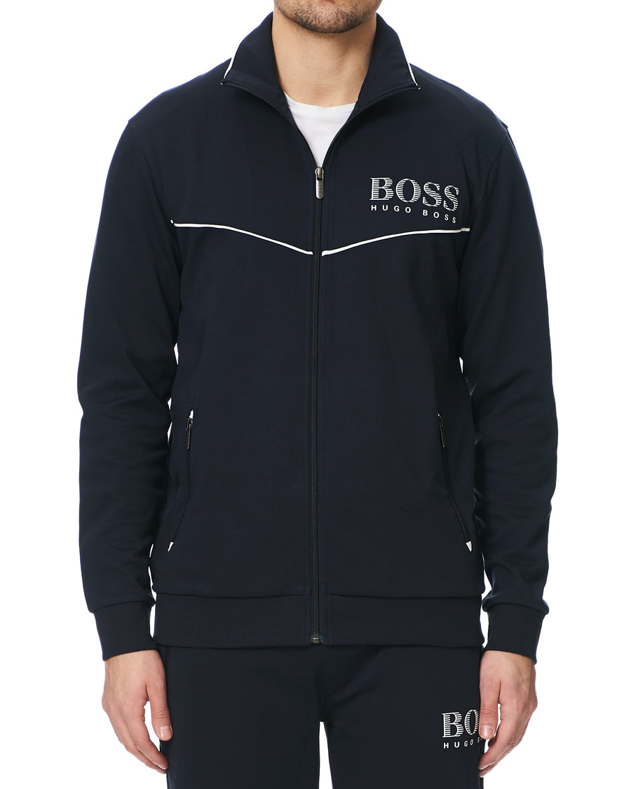 Homme | Pulls Et Tricots | BOSS BLACK | BOSS Tracksuit Full-Zip Jacket Navy