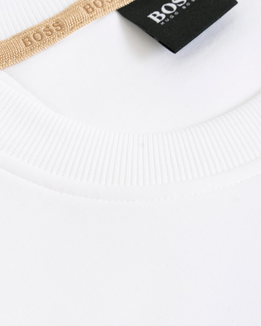 Homme | Pulls Et Tricots | BOSS GREEN | BOSS Athleisure Salbo Circle Sweatshirt White/Gold