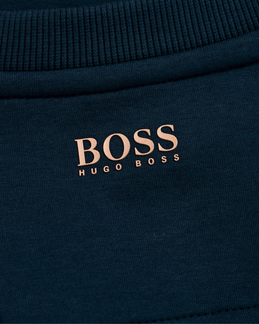 Homme | Pulls Et Tricots | BOSS GREEN | BOSS Athleisure Salbo Circle Sweatshirt Navy/Rosé Gold