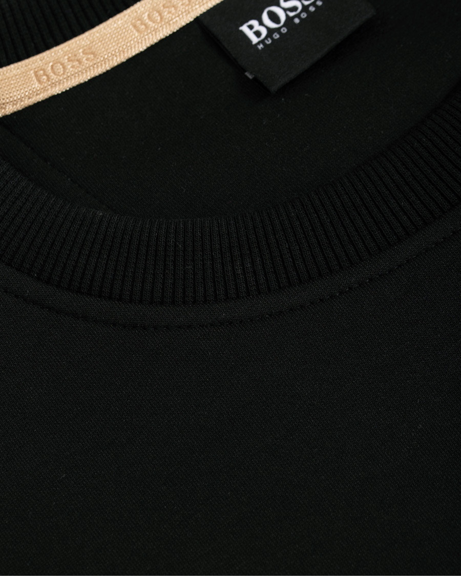 Homme | Pulls Et Tricots | BOSS GREEN | BOSS Athleisure Salbo Circle Sweatshirt Black/Gold