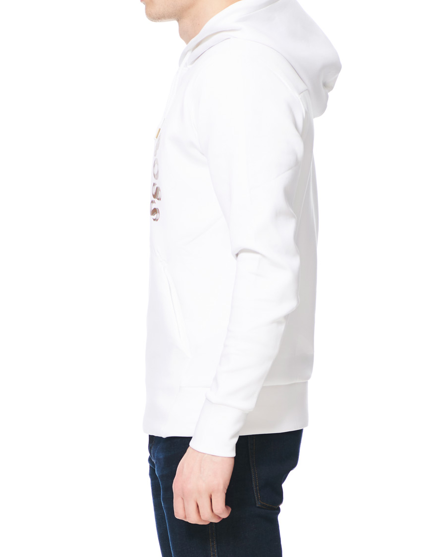 Homme | Pulls Et Tricots | BOSS GREEN | BOSS Athleisure Sly Circle Hoodie White/Gold
