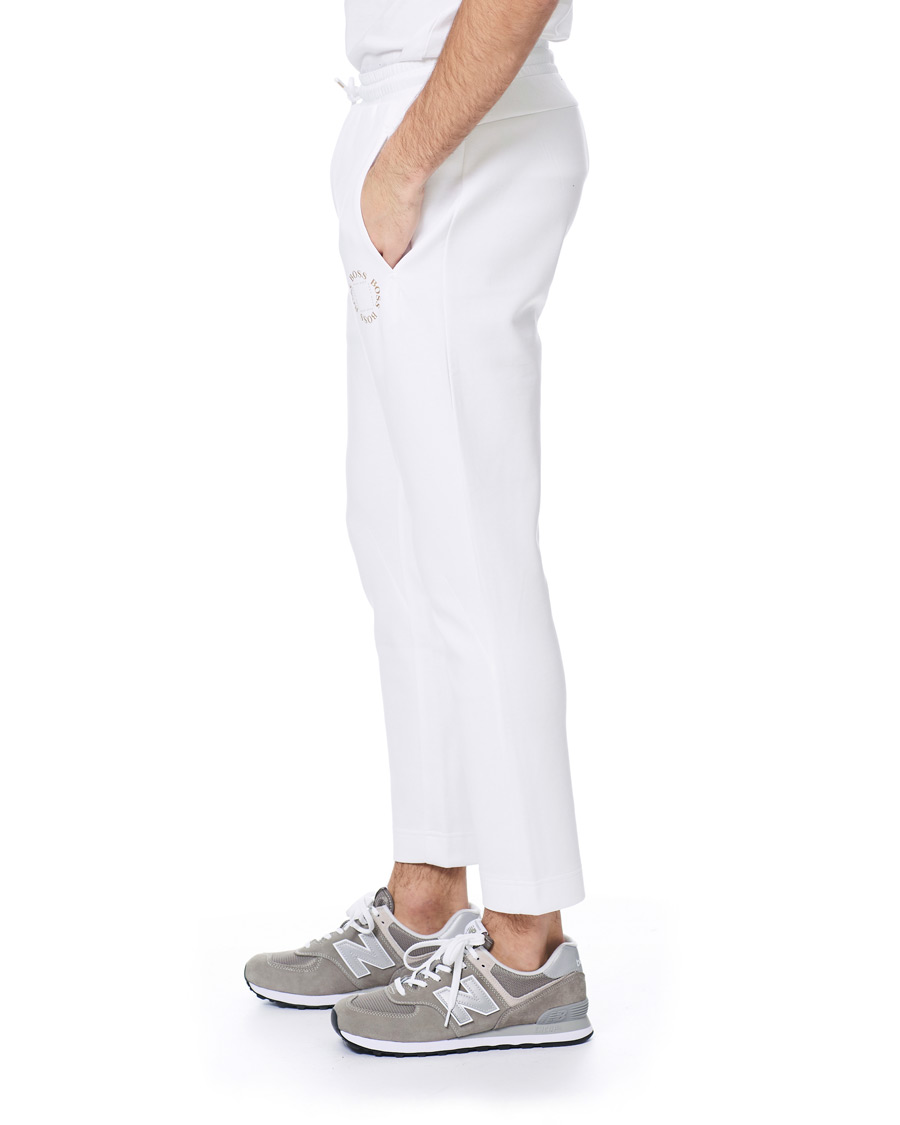 Homme | Pantalons | BOSS GREEN | BOSS Athleisure Halboa Circle Sweatpants White/Gold