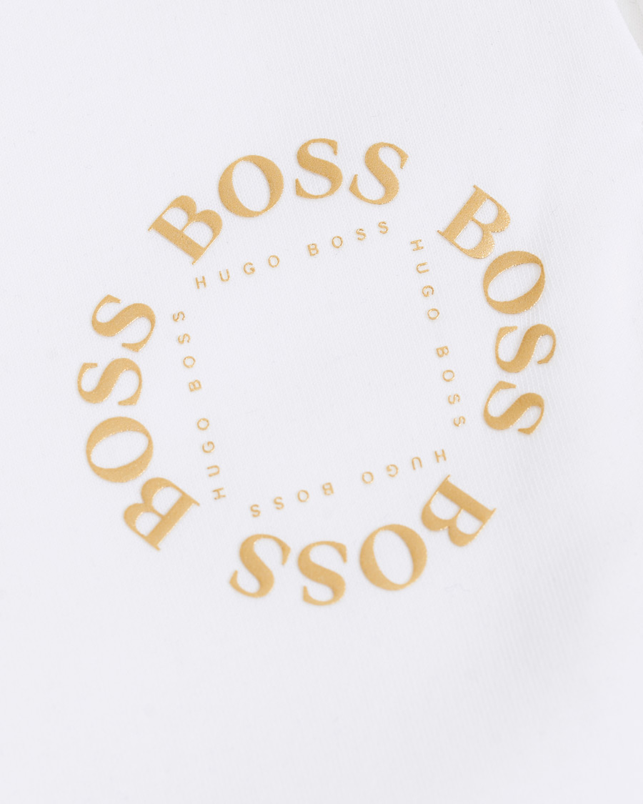 Homme | Pantalons | BOSS GREEN | BOSS Athleisure Halboa Circle Sweatpants White/Gold