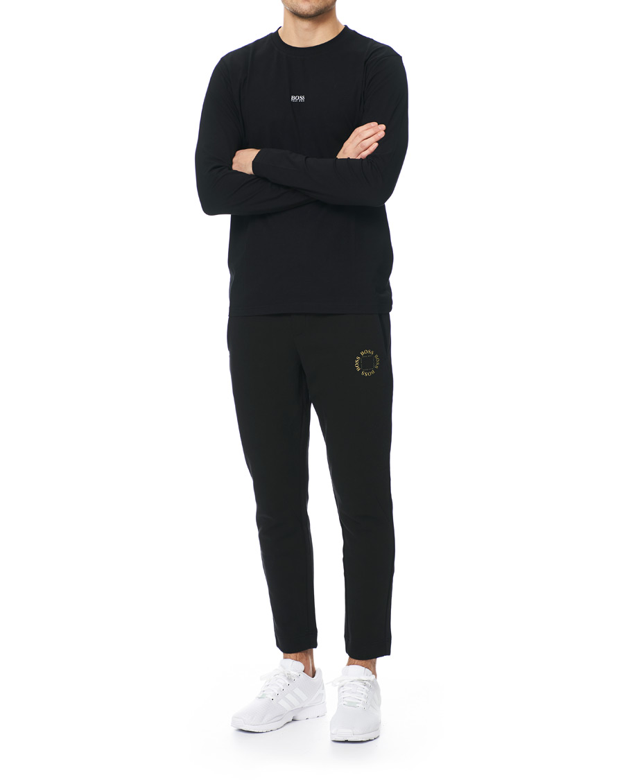 Homme | Pantalons | BOSS GREEN | BOSS Athleisure Halboa Circle Sweatpants Black/Gold