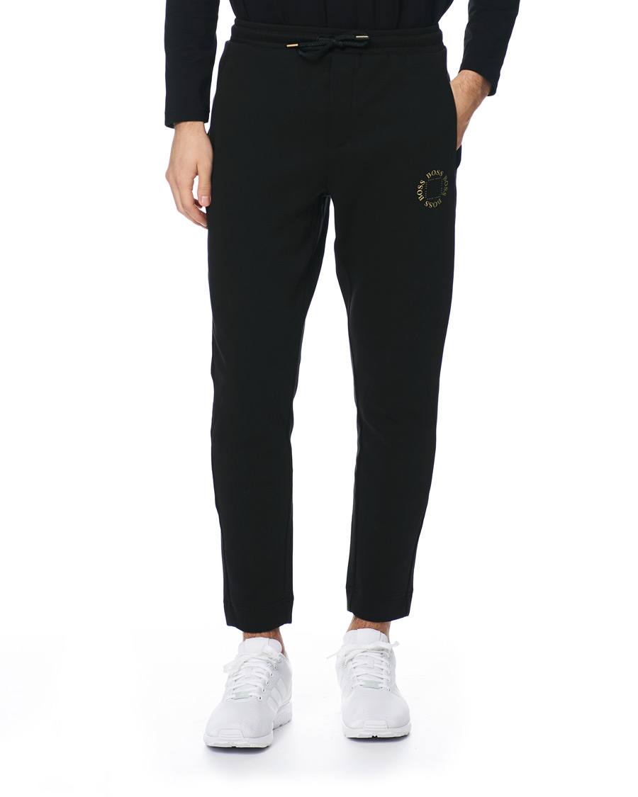 Homme | Pantalons | BOSS GREEN | BOSS Athleisure Halboa Circle Sweatpants Black/Gold