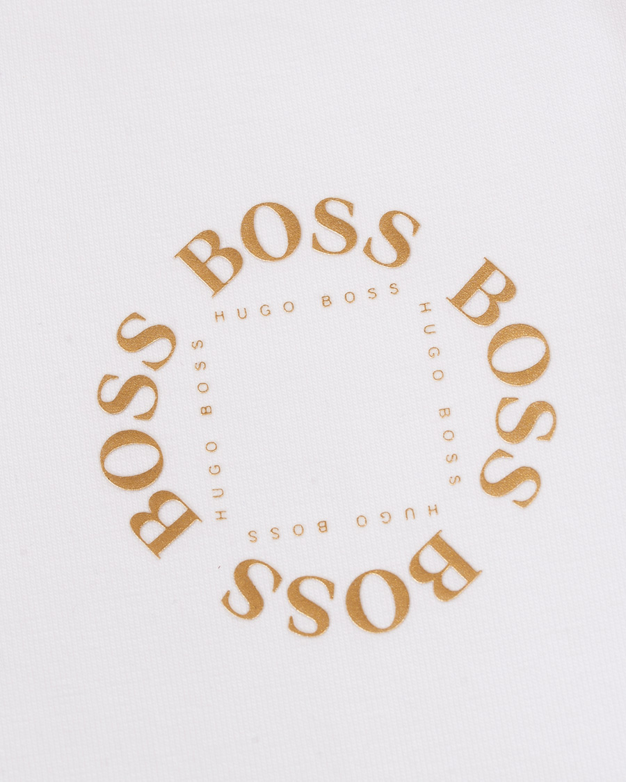 Homme | Shorts | BOSS GREEN | BOSS Athleisure Halboa Circle Shorts White/Gold