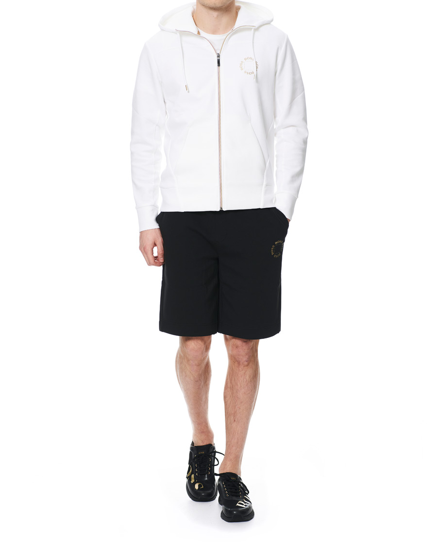 Homme | Shorts | BOSS GREEN | BOSS Athleisure Halboa Circle Shorts Black/Gold