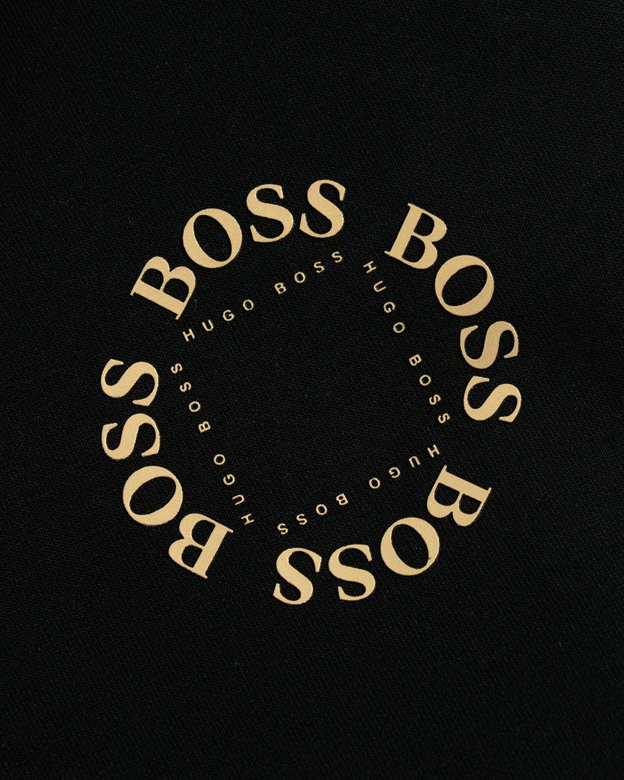 Homme | Shorts | BOSS GREEN | BOSS Athleisure Halboa Circle Shorts Black/Gold