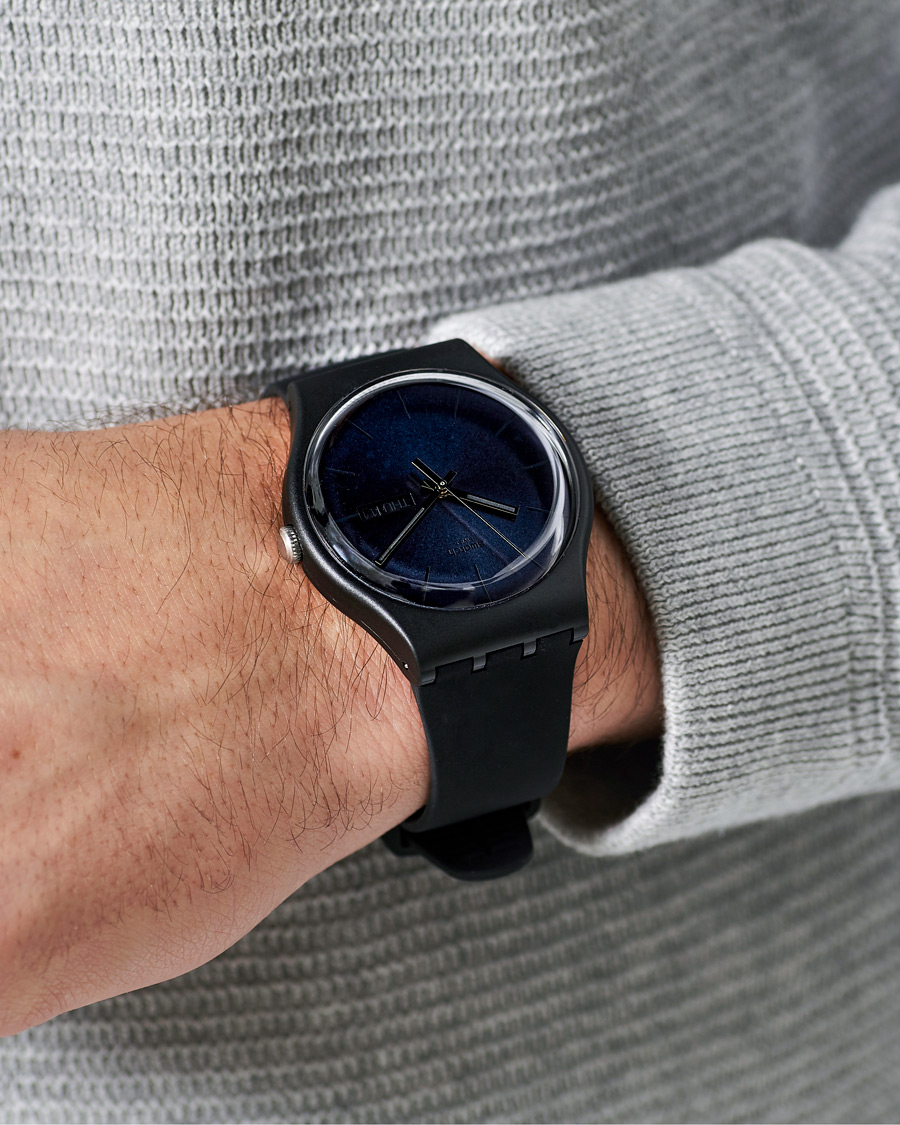 Homme | Swatch Black Rebel Black | Swatch | Black Rebel Black