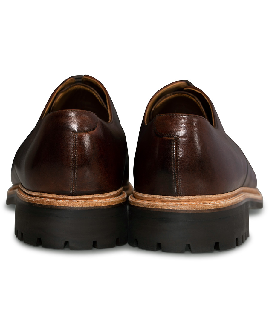 Homme | Grenson Curt Commando Sole Derby Dark Brown Calf | Grenson | Curt Commando Sole Derby Dark Brown Calf