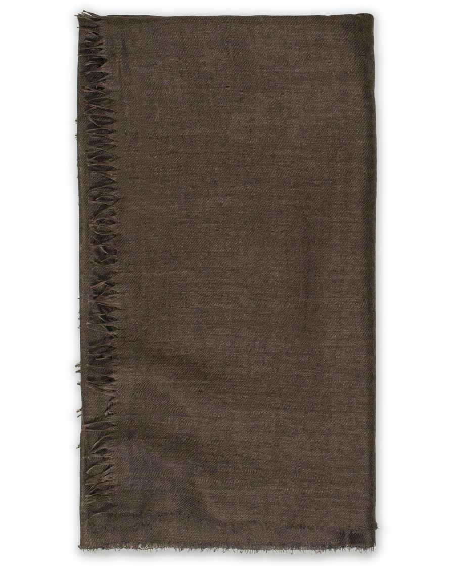 Homme | Begg & Co Staffa Cashmere/Silk Scarf Bark | Begg & Co | Staffa Cashmere/Silk Scarf Bark