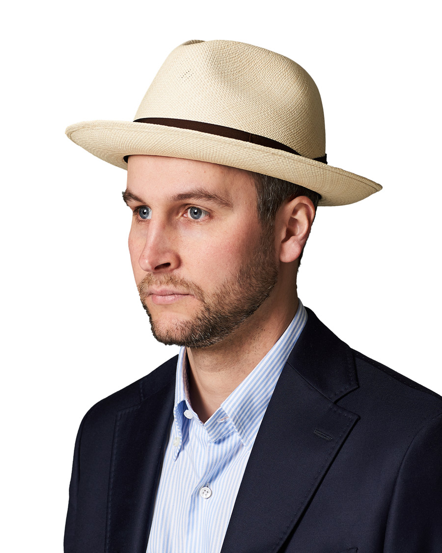 Homme | Borsalino Panama Quito With Medium Brim Brown | Borsalino | Panama Quito With Medium Brim Brown