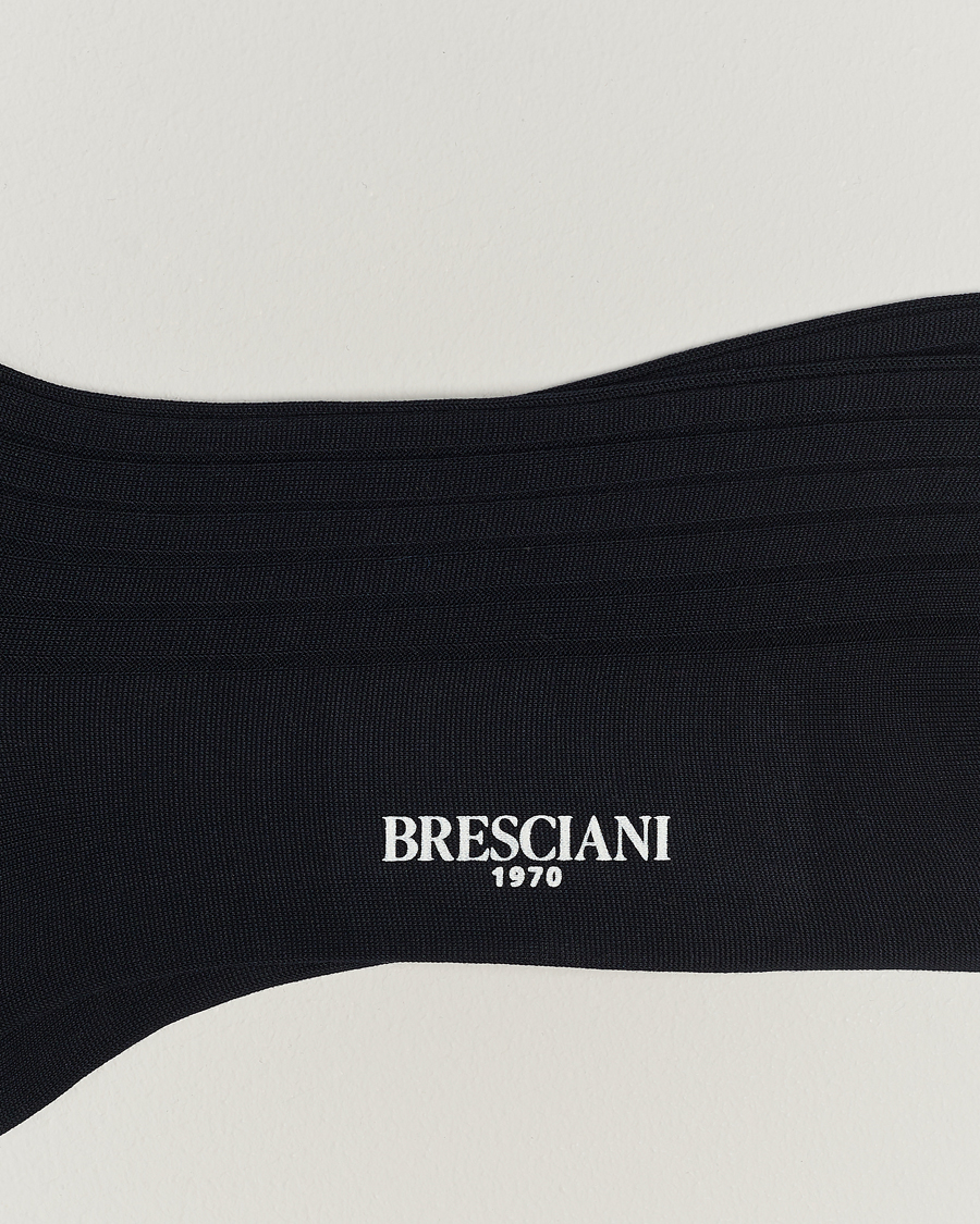 Homme | Sous-Vêtements Et Chaussettes | Bresciani | Cotton Ribbed Short Navy