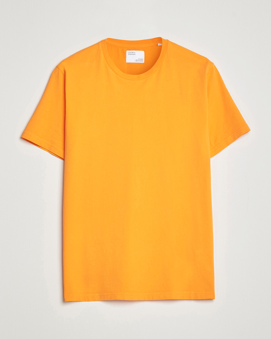 Heren | T-shirts | Colorful Standard | Classic Organic T-Shirt Sunny Orange