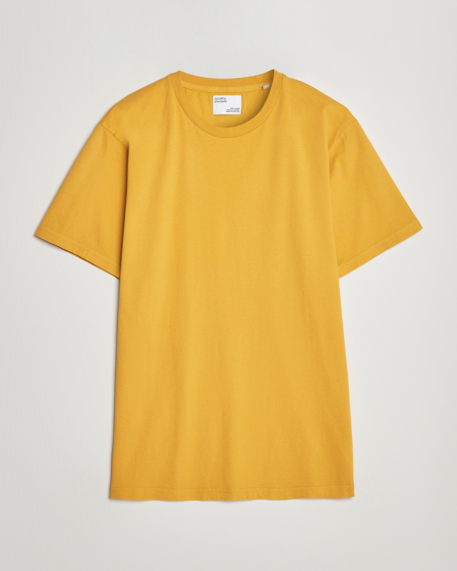 Heren | T-shirts | Colorful Standard | Classic Organic T-Shirt Burned Yellow
