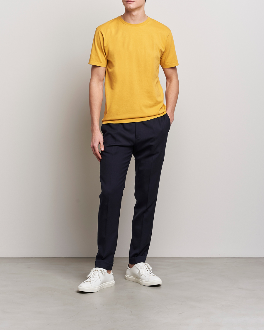 Heren | T-shirts | Colorful Standard | Classic Organic T-Shirt Burned Yellow