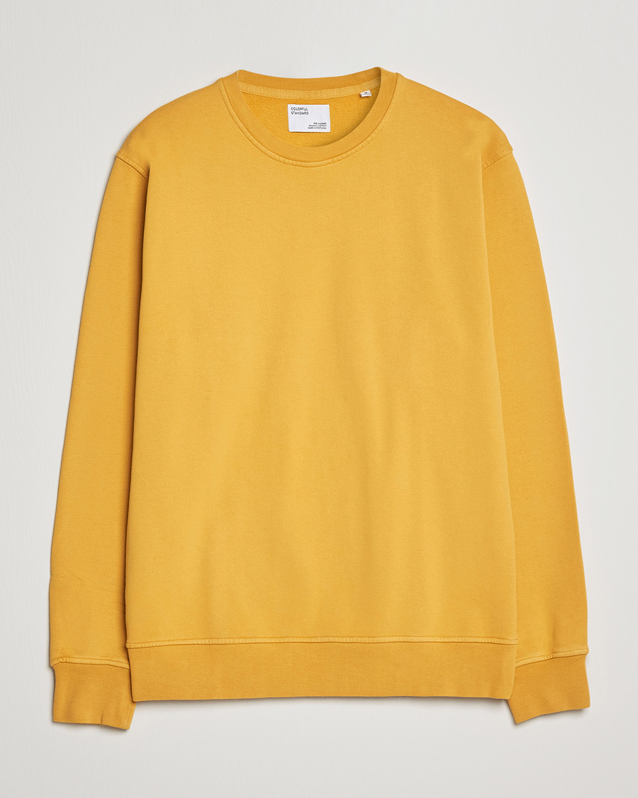 Heren | Truien | Colorful Standard | Classic Organic Crew Neck Sweat Burned Yellow