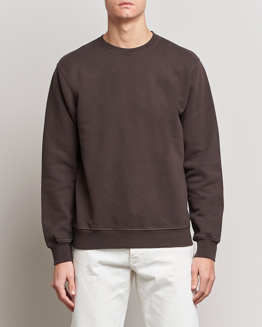 Homme | Pulls Et Tricots | Colorful Standard | Classic Organic Crew Neck Sweat Coffee Brown