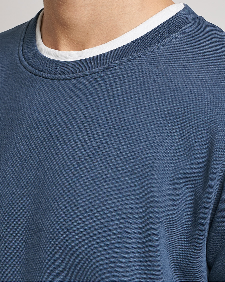 Heren | Truien | Colorful Standard | Classic Organic Crew Neck Sweat Petrol Blue