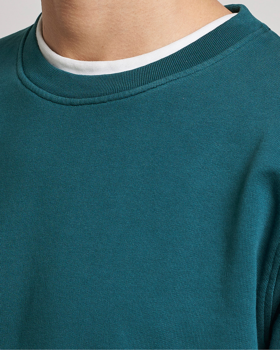 Heren | Truien | Colorful Standard | Classic Organic Crew Neck Sweat Ocean Green