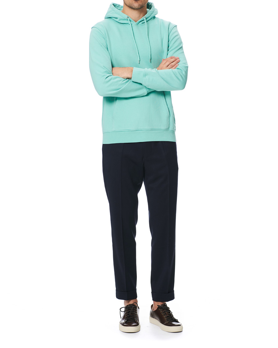 Heren | Truien | Colorful Standard | Classic Organic Hood Faded Mint
