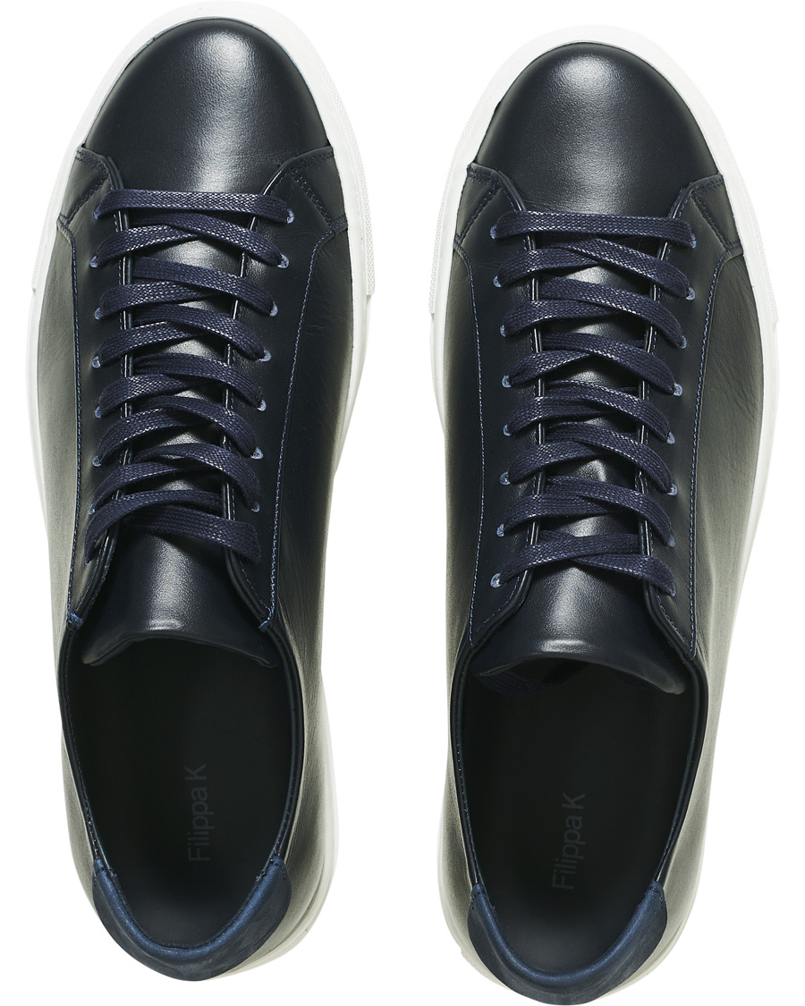 Homme | Filippa K Morgan Low Mix Sneakers Navy | Filippa K | Morgan Low Mix Sneakers Navy
