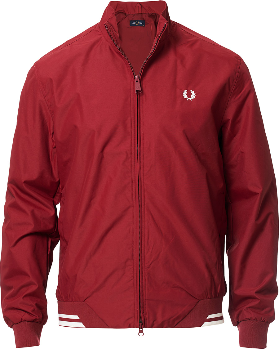 Homme | Manteaux Et Vestes | Fred Perry | Brentham Jacket Wine Red
