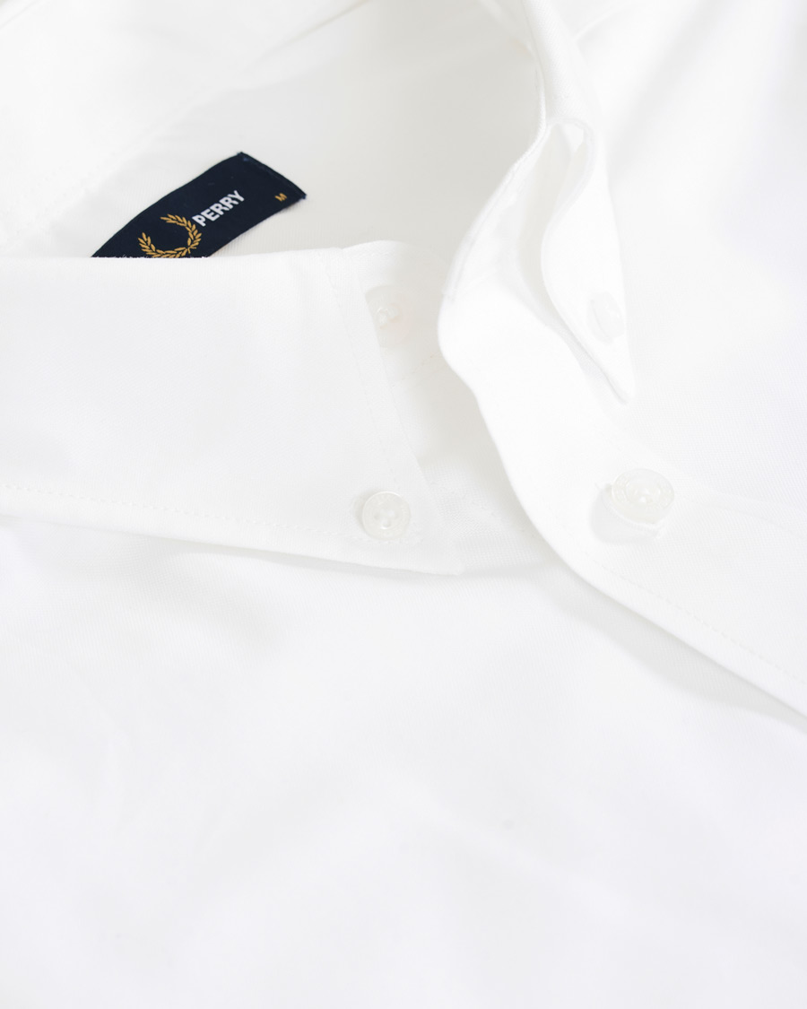 Homme | Chemises | Fred Perry | Short Sleeve Oxford Shirt White