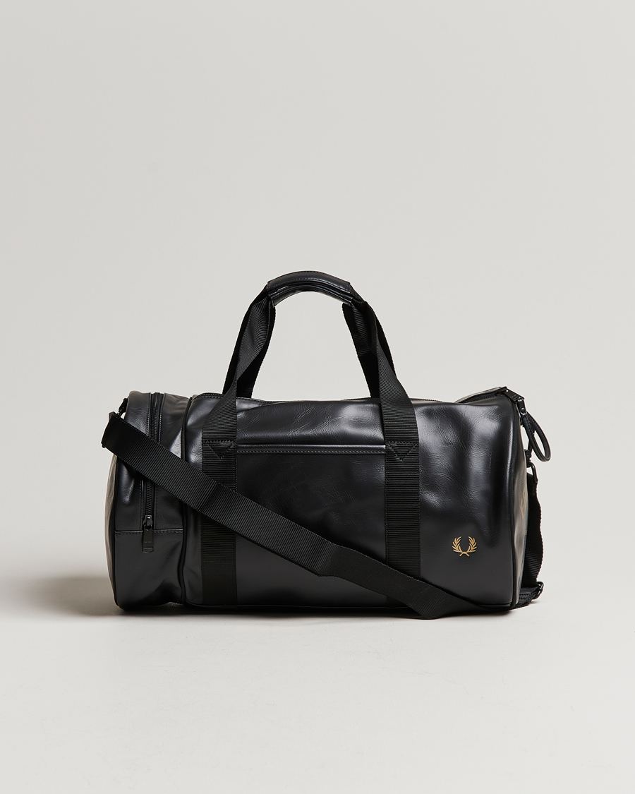 Homme | Fred Perry Tonal Barrel Bag Black | Fred Perry | Tonal Barrel Bag Black