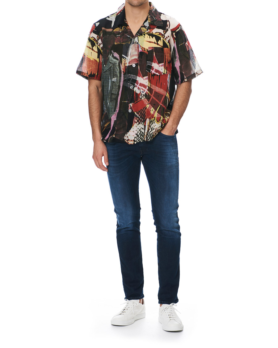 Homme | Chemises | Our Legacy | Box Shortsleeve Shirt Peace Crowd