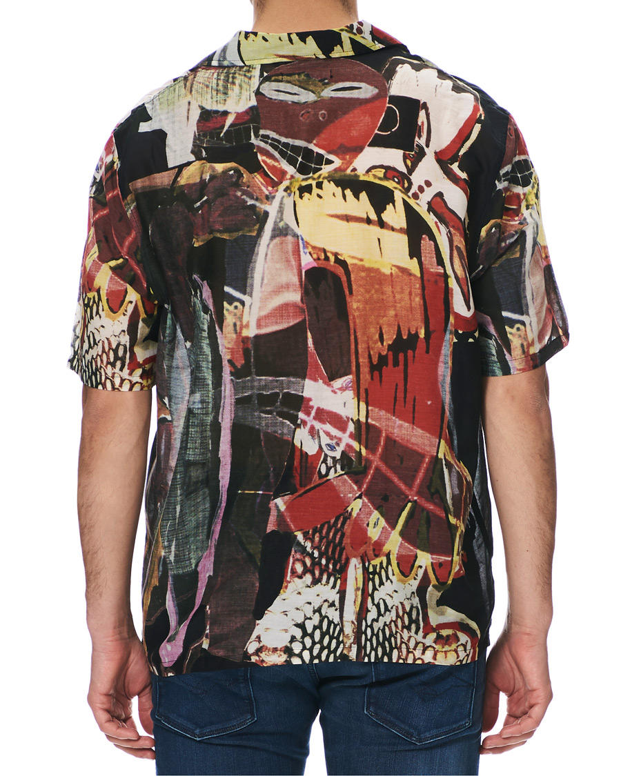 Homme | Chemises | Our Legacy | Box Shortsleeve Shirt Peace Crowd