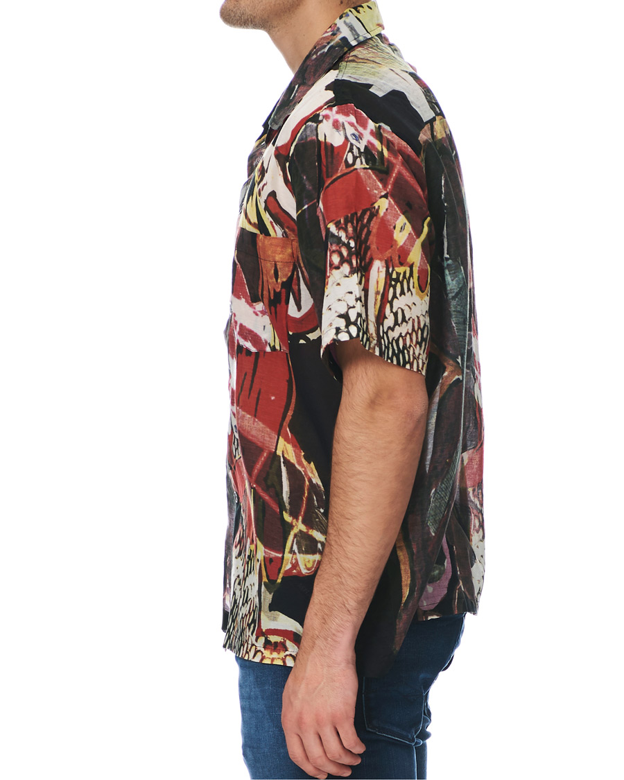 Homme | Chemises | Our Legacy | Box Shortsleeve Shirt Peace Crowd