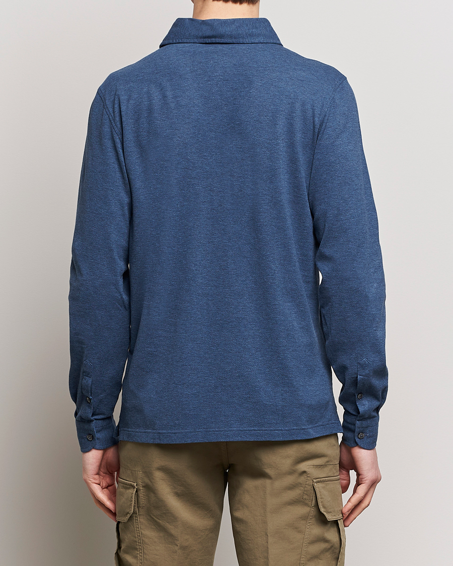 Homme | Chemises | Gran Sasso | Popover Shirt Blue