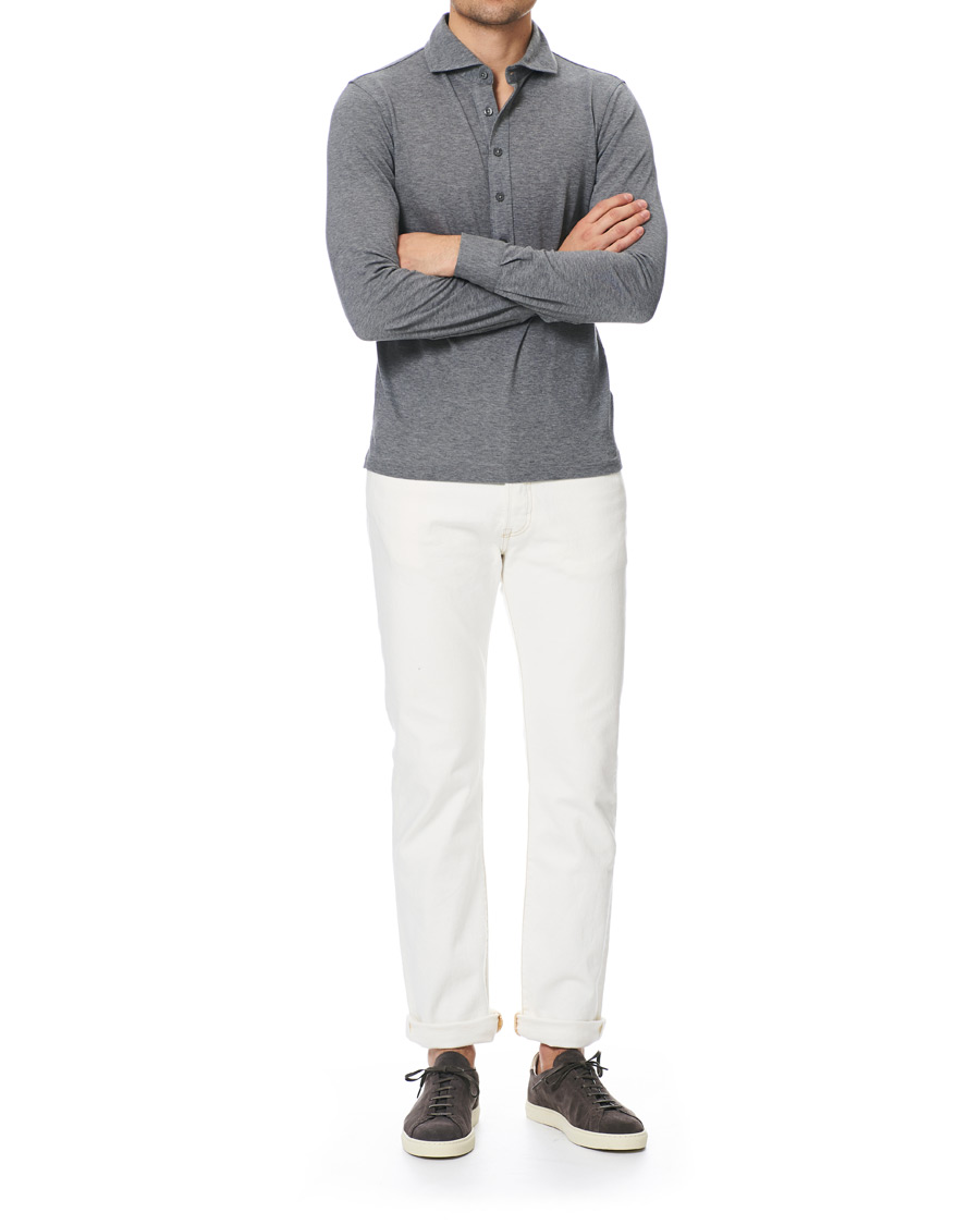 Homme | Chemises | Gran Sasso | Popover Shirt Grey