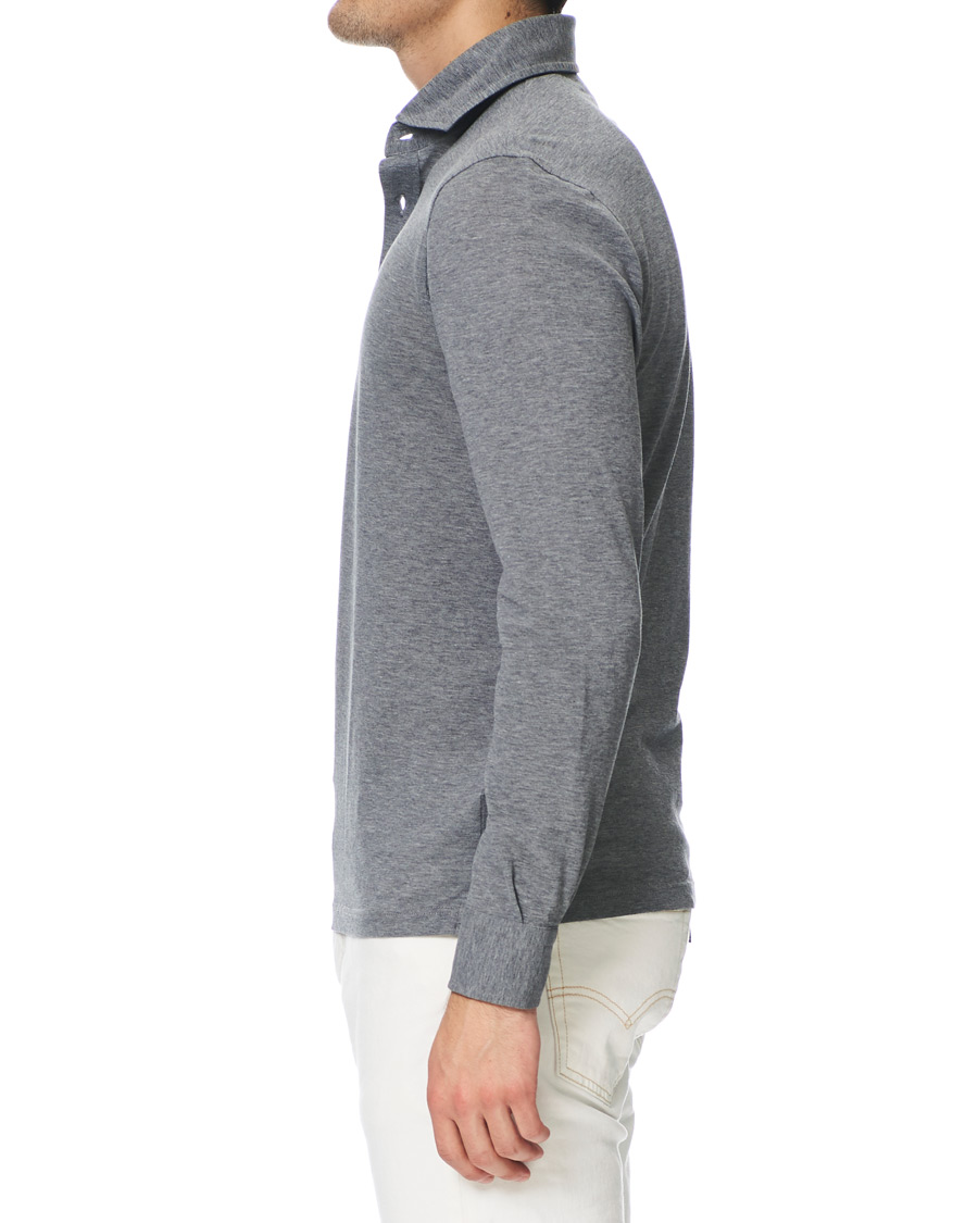 Homme | Chemises | Gran Sasso | Popover Shirt Grey