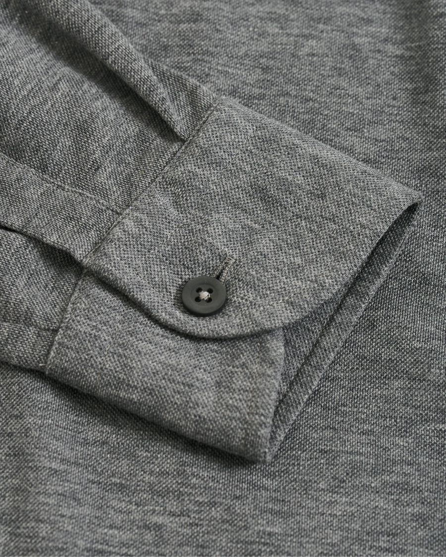 Homme | Chemises | Gran Sasso | Popover Shirt Grey