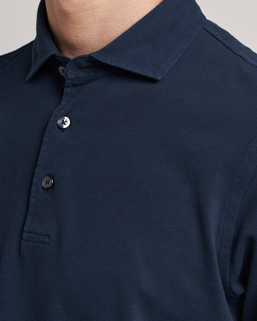 Heren | Polo's | Gran Sasso | Washed Polo Navy