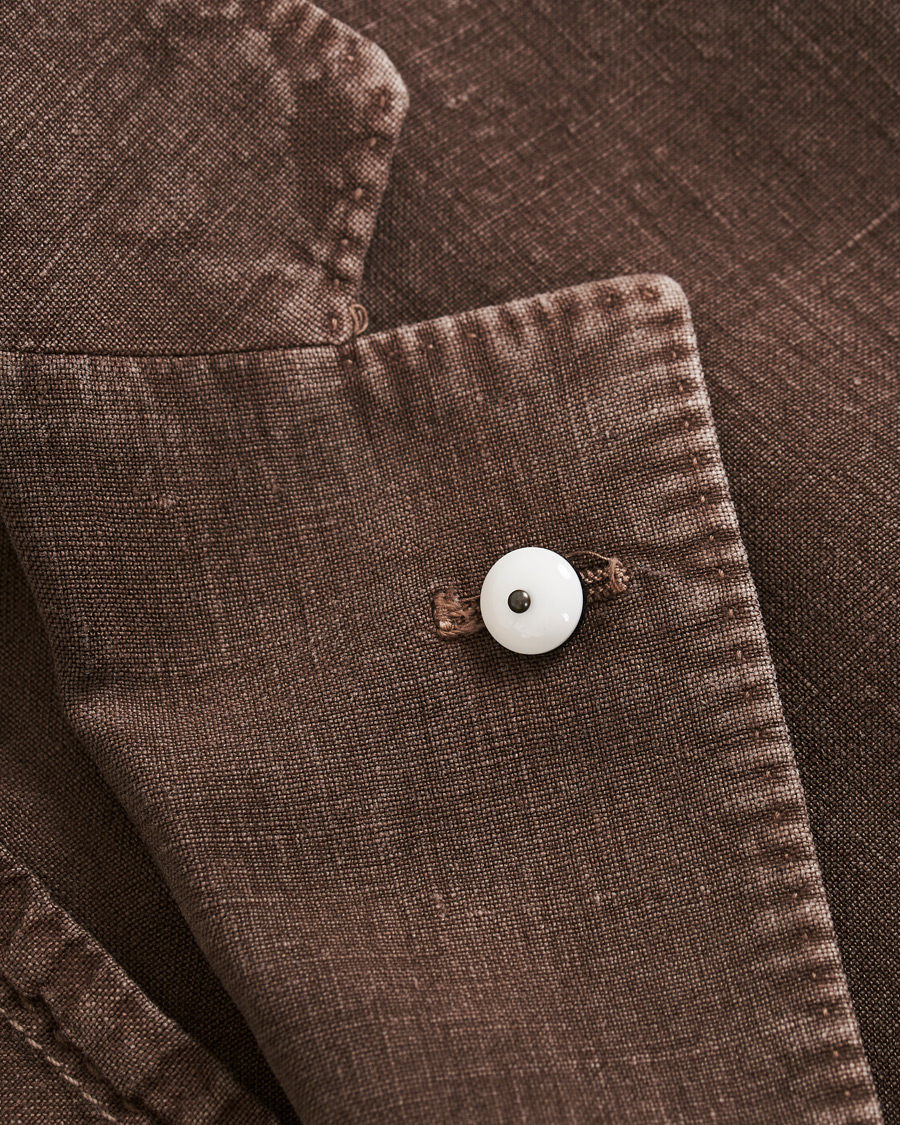 Homme | Blazers | L.B.M. 1911 | Jack Regular Fit Linen Blazer Brown