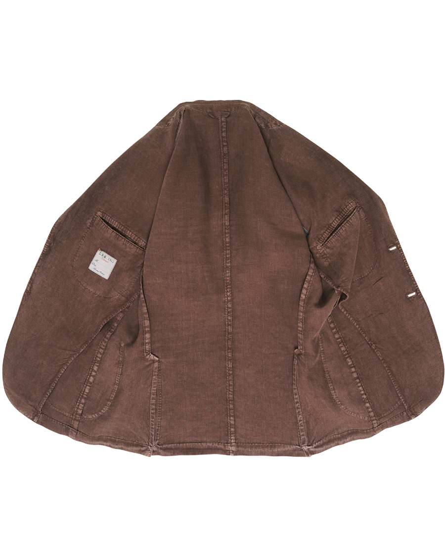 Homme | Blazers | L.B.M. 1911 | Jack Regular Fit Linen Blazer Brown