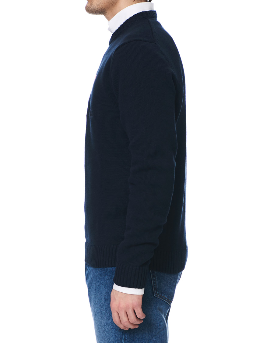 Heren | Truien | Henri-Lloyd | Henri Lloyd Cross Flag Knitted Crew Neck Navy